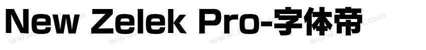 New Zelek Pro字体转换